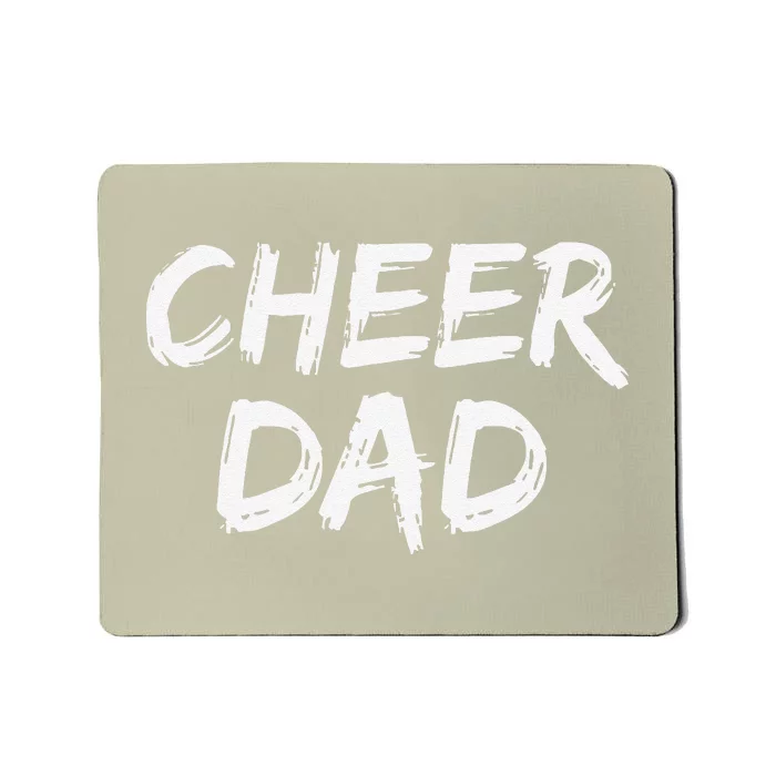 Cheerleader Gift For Father From Cheerleader Retro Cheer Dad Mousepad