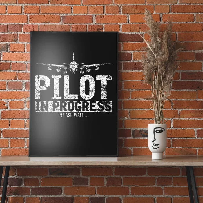 Copilot Gift Flight Pilot In Progress Future Pilot Poster