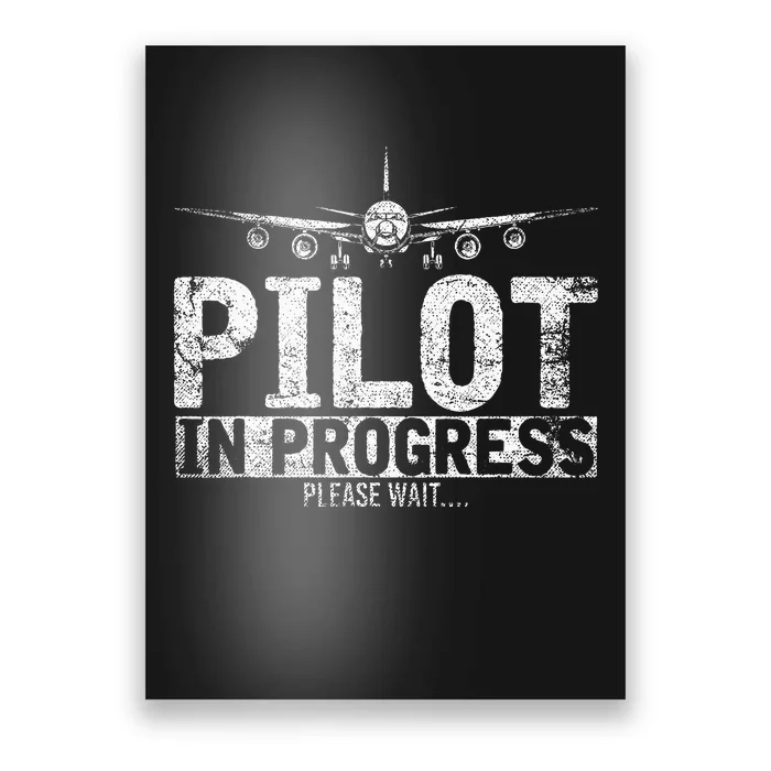 Copilot Gift Flight Pilot In Progress Future Pilot Poster