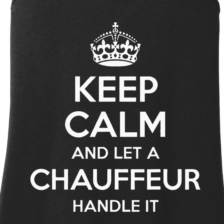 CHAUFFEUR Gift Funny Job Title Profession Birthday Work Idea Ladies Essential Tank