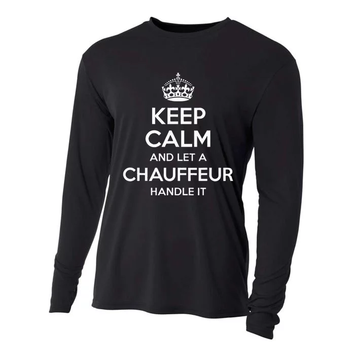 CHAUFFEUR Gift Funny Job Title Profession Birthday Work Idea Cooling Performance Long Sleeve Crew