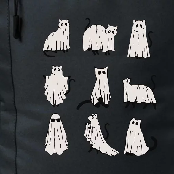 Cute Ghost Funny Halloween Cat Outfit Costumes Gift Daily Commute Backpack