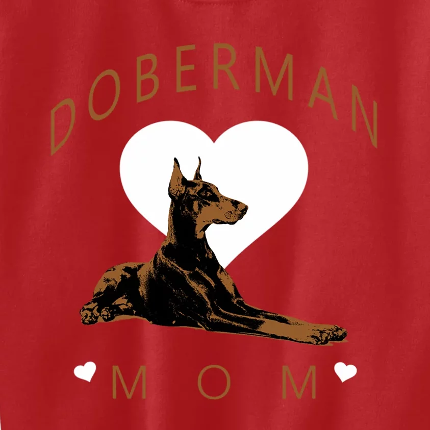 Cute Gift For The Doberman Pinscher Lover Kids Sweatshirt