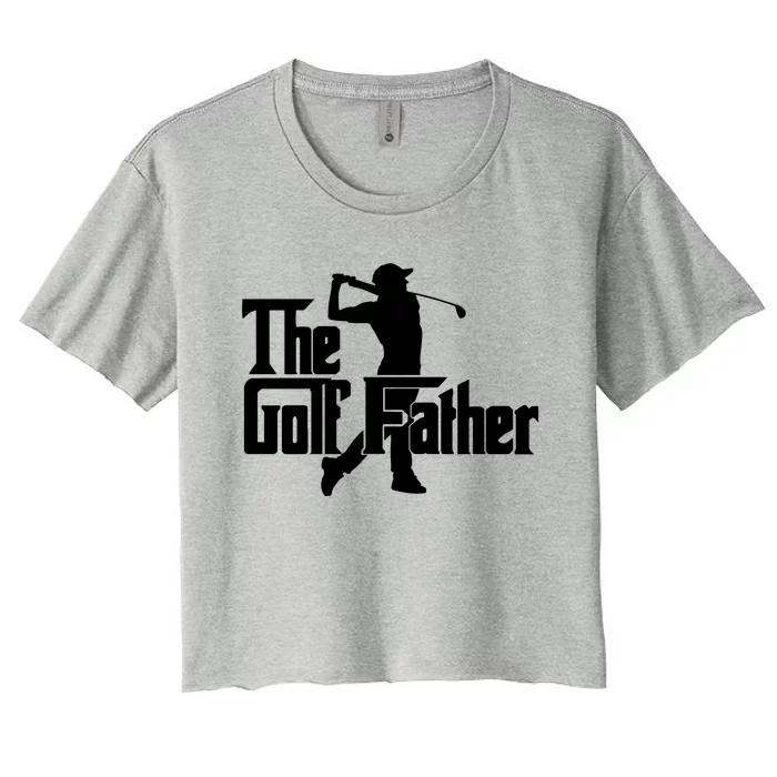 Cool Golf Father Women's Crop Top Tee