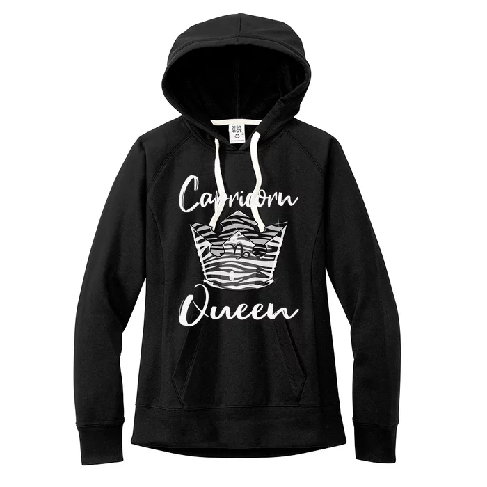 Capricorn Gifts Funny Dec Jan Birthday Astrology Zodiac Sign Women's Fleece Hoodie