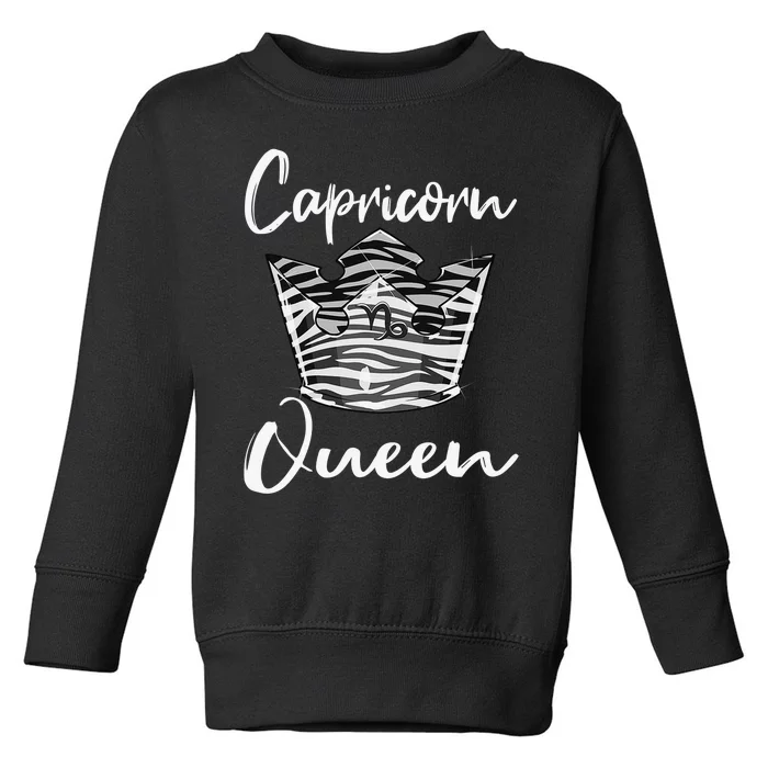 Capricorn Gifts Funny Dec Jan Birthday Astrology Zodiac Sign Toddler Sweatshirt