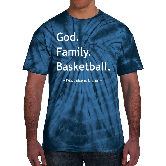 Christian God Family Basketball Jesus Christ Christianity Tie-Dye T-Shirt