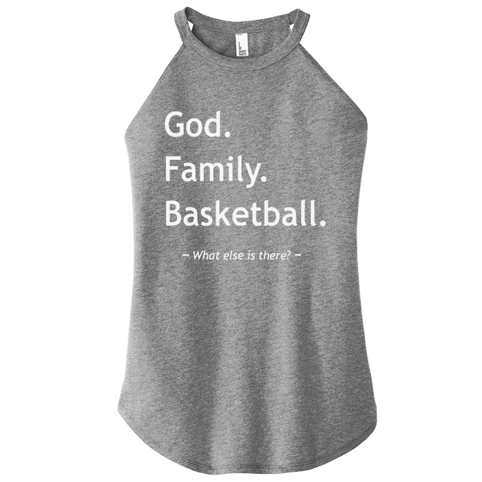 Christian God Family Basketball Jesus Christ Christianity Women’s Perfect Tri Rocker Tank