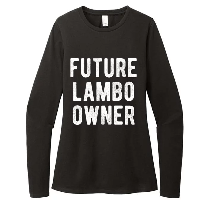 Cryptocurrency Gift Future Lambo Owner Funny Bitcoin Meaningful Gift Womens CVC Long Sleeve Shirt