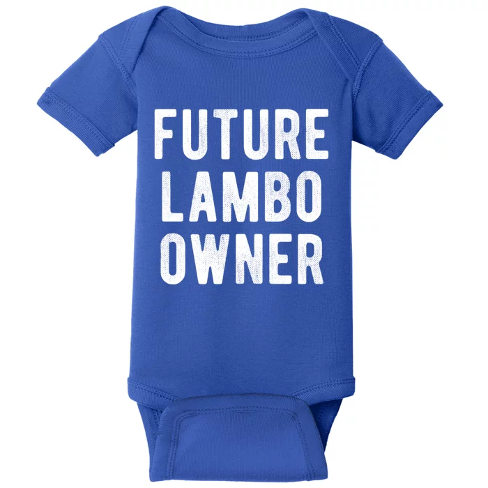 Cryptocurrency Gift Future Lambo Owner Funny Bitcoin Meaningful Gift Baby Bodysuit