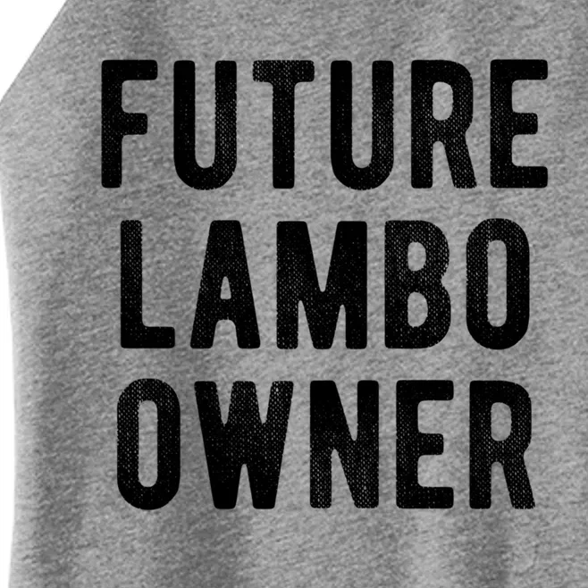 Cryptocurrency Gift Future Lambo Owner Funny Bitcoin Meaningful Gift Women’s Perfect Tri Rocker Tank