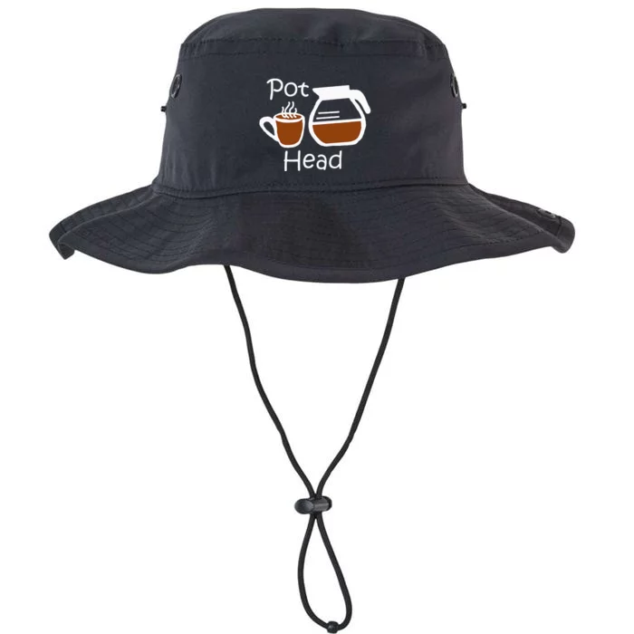 Coffee Gift Funny Coffee Pot Head Coffee Lovers Legacy Cool Fit Booney Bucket Hat