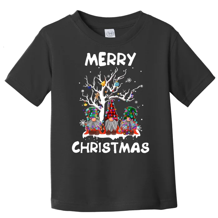 Christmas Gnomes Funny Xmas Family Matching Gift Toddler T-Shirt