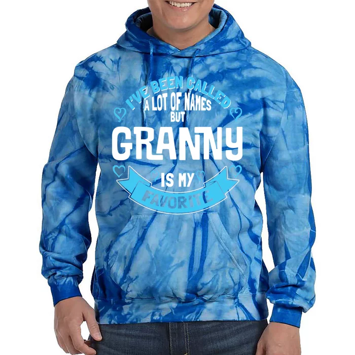 Cute Granny For Grandmother Gift For Granny! Gift Tie Dye Hoodie