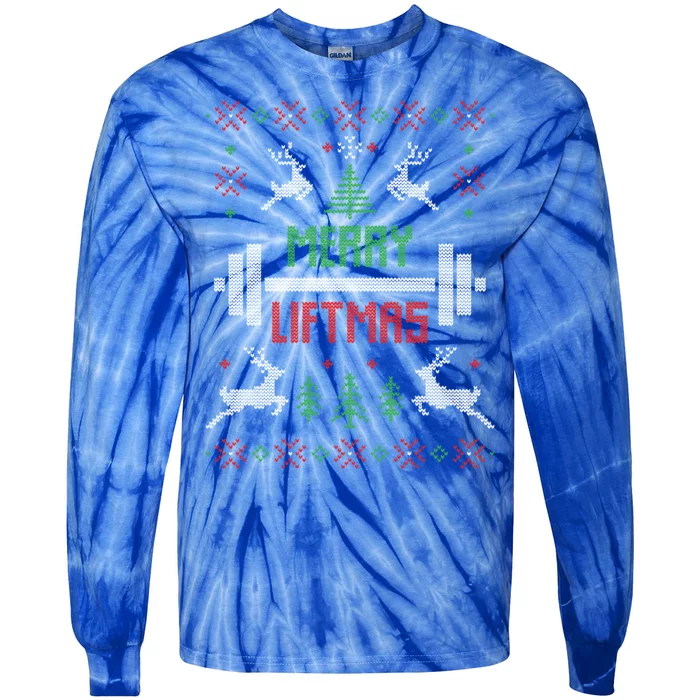 Christmas Gift For Gym Rat Cute Gift Tie-Dye Long Sleeve Shirt