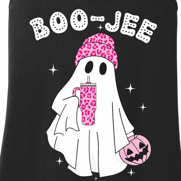 Cute Ghost Funny Halloween Boujee Boo Jee Ladies Essential Tank