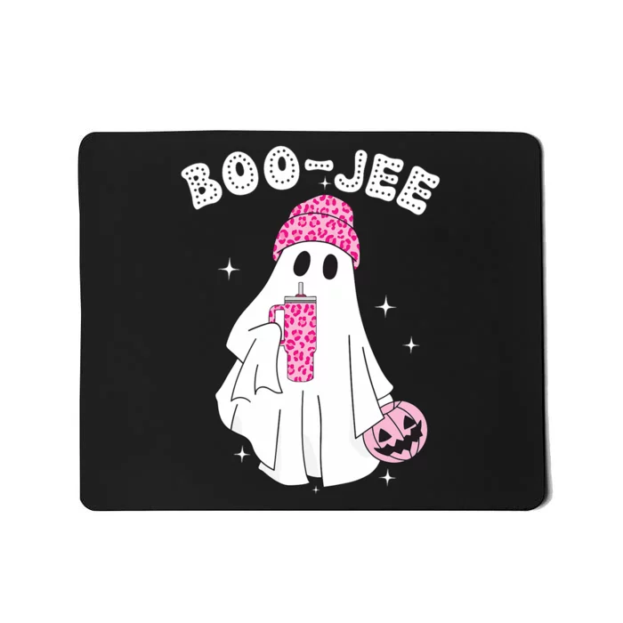 Cute Ghost Funny Halloween Boujee Boo Jee Mousepad