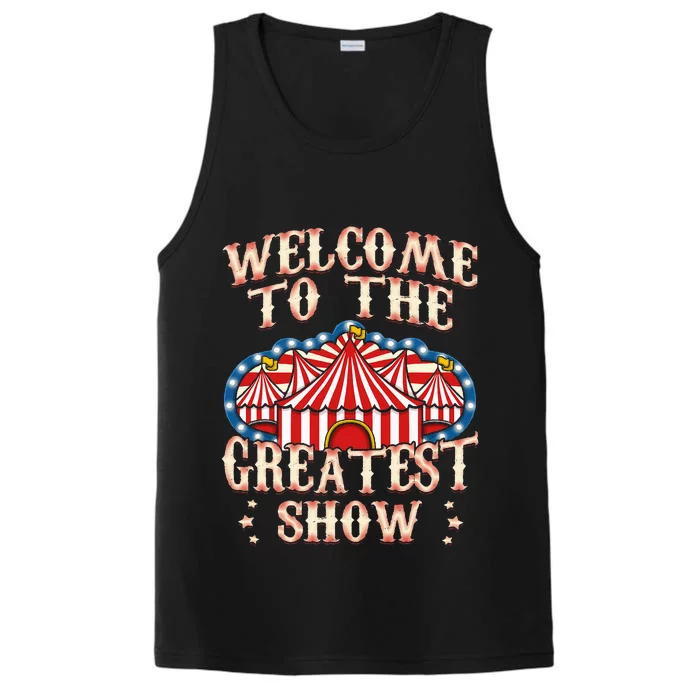 Circus Gifts For Party Ringmaster Carnival Strongman Tamer Performance Tank