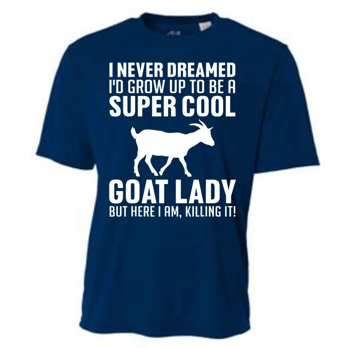 Cool Goats For Women Girl Goat Whisperer Pygmy Goat Animal Cooling Performance Crew T-Shirt