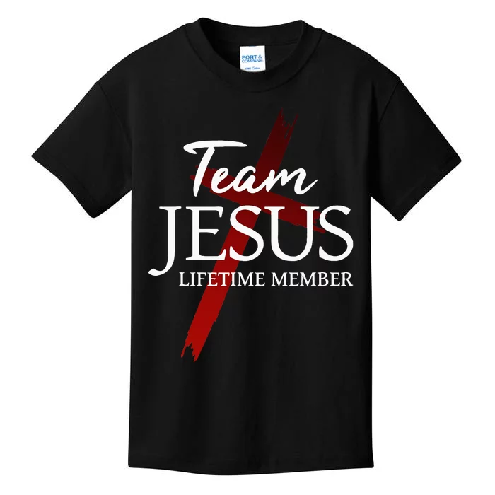 Christian God Faith Lifetime Member Team Jesus Kids T-Shirt