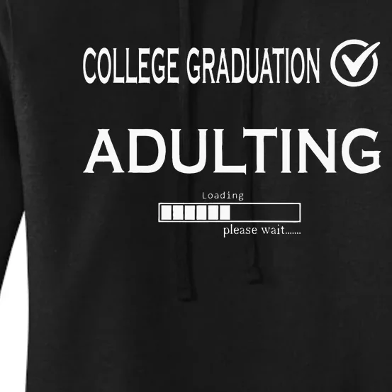 College Graduation Funny Graduate School Women's Pullover Hoodie