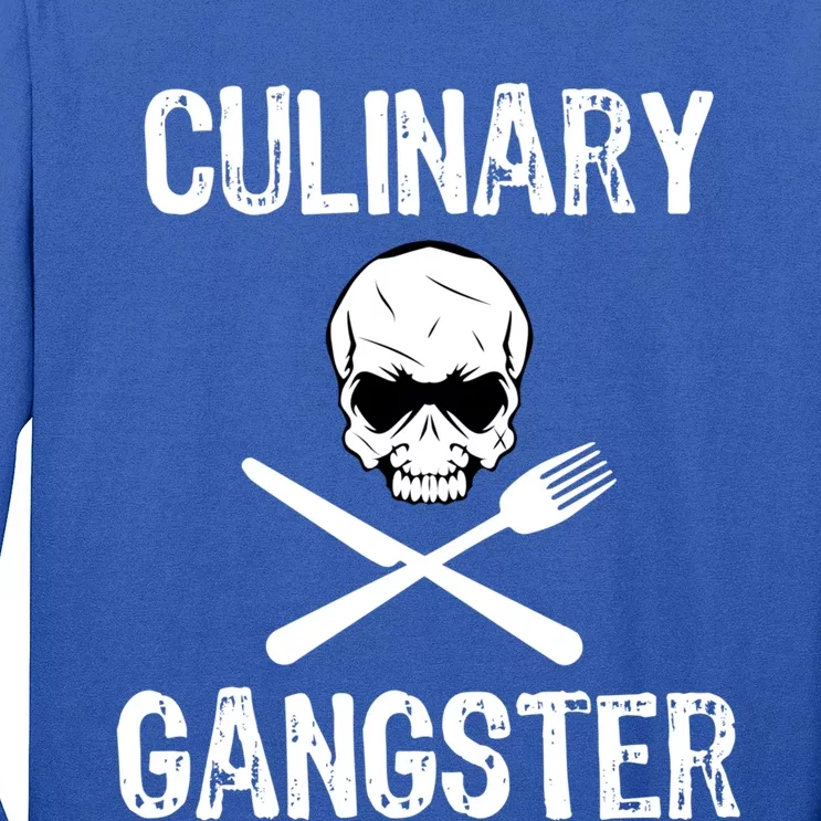 Culinary Gangster Funny Cooking Chef Gift Long Sleeve Shirt