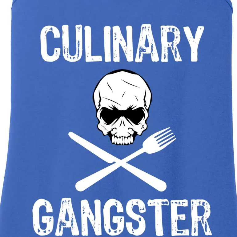 Culinary Gangster Funny Cooking Chef Gift Ladies Essential Tank