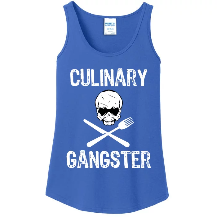 Culinary Gangster Funny Cooking Chef Gift Ladies Essential Tank