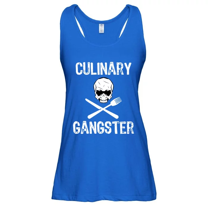 Culinary Gangster Funny Cooking Chef Gift Ladies Essential Flowy Tank