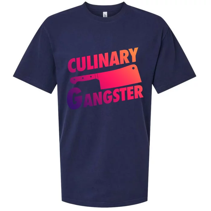 Culinary Gangster Funny Cooking Culinary Gangster Cool Gift Sueded Cloud Jersey T-Shirt