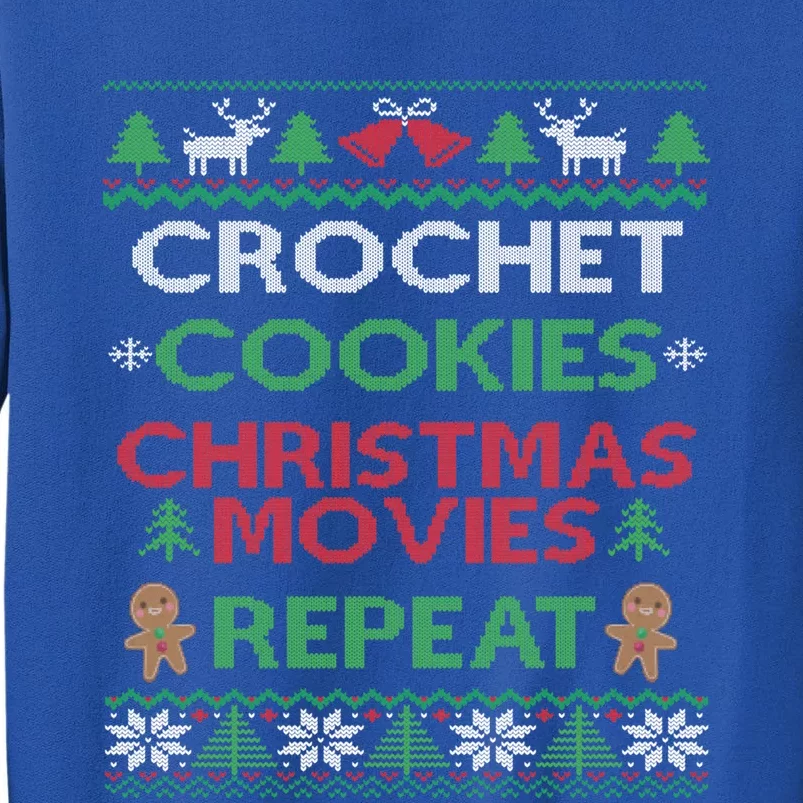 Crochet Gift Funny Crocheting Lover Ugly Christmas Pajama Cute Gift Tall Sweatshirt