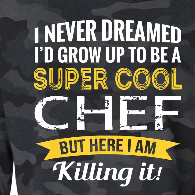 Chef Gifts Funny Cropped Pullover Crew