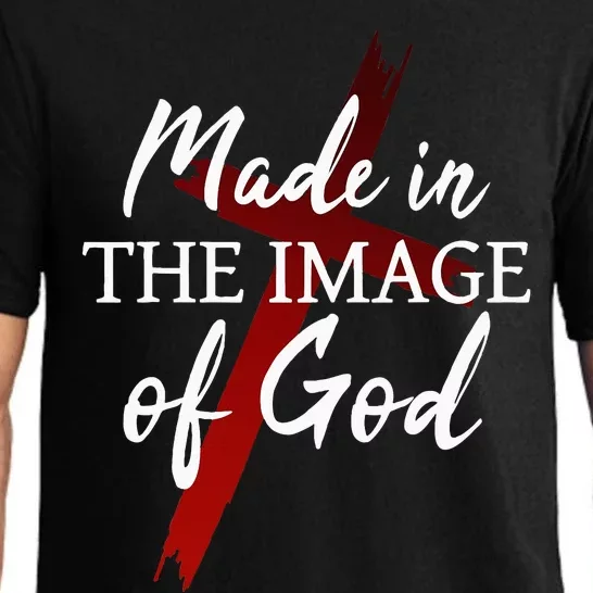 Christians God Faith Jesus Made In The Image Of God Pajama Set