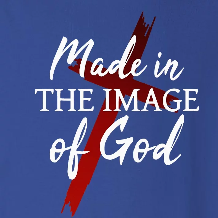 Christians God Faith Jesus Made In The Image Of God Toddler Long Sleeve Shirt