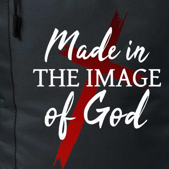 Christians God Faith Jesus Made In The Image Of God Daily Commute Backpack