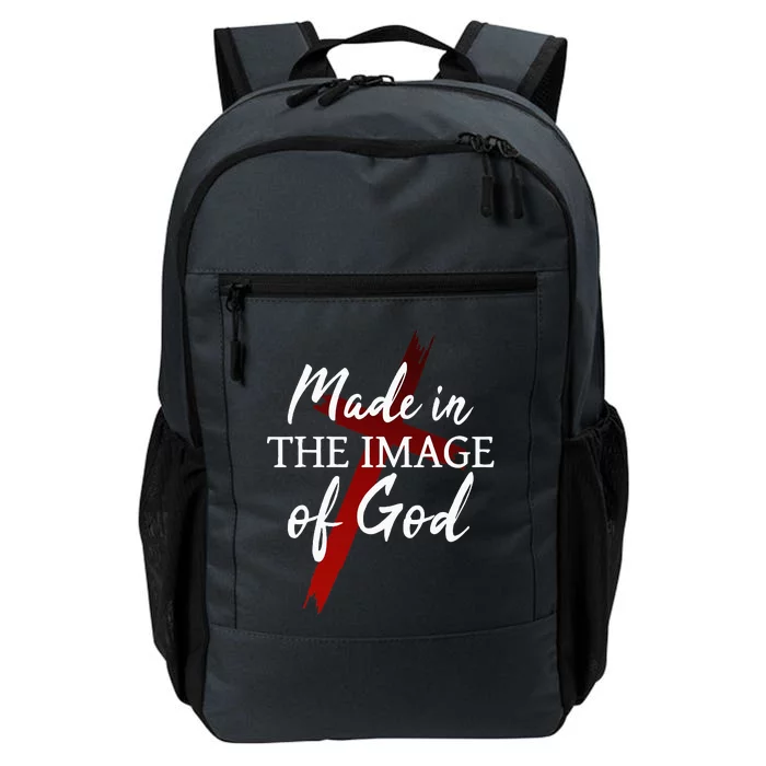 Christians God Faith Jesus Made In The Image Of God Daily Commute Backpack