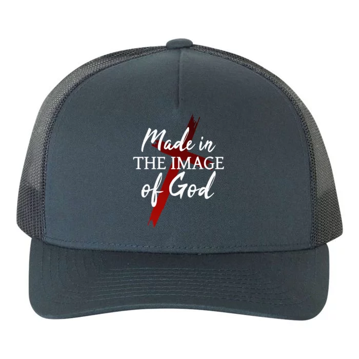 Christians God Faith Jesus Made In The Image Of God Yupoong Adult 5-Panel Trucker Hat