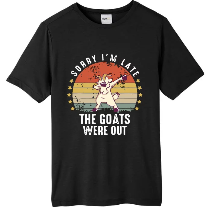 Cute Goat Funny Goat Farm Animal ChromaSoft Performance T-Shirt