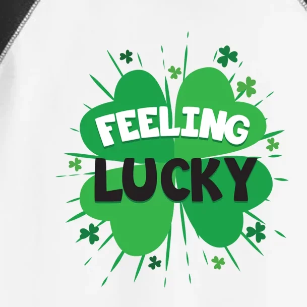 Cool Green Feeling Lucky Irish Shamrock Slogan Cool Gift Toddler Fine Jersey T-Shirt