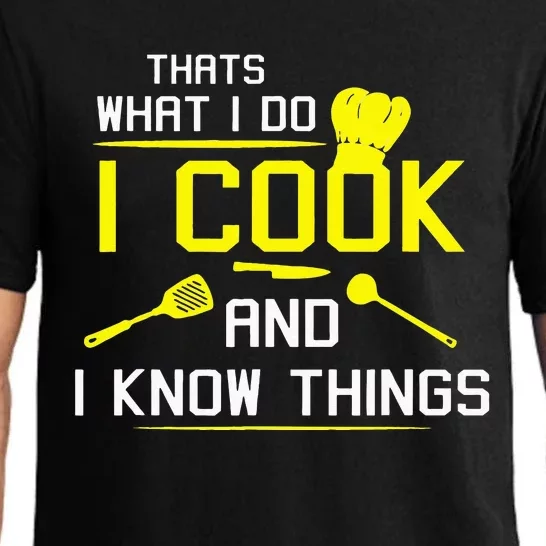 Chef Geek Food FUNNY I COOK AND I KNOW THINGS Pajama Set