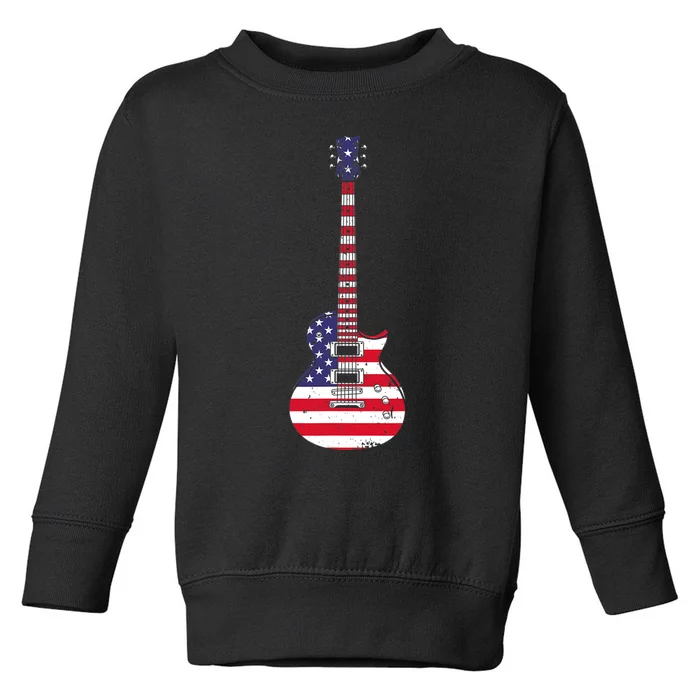 Cool Guitar For Men Women Musician Electric Guitarist Music Toddler Sweatshirt