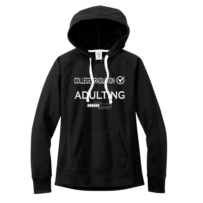 College Graduation Funny Graduate School Women's Fleece Hoodie