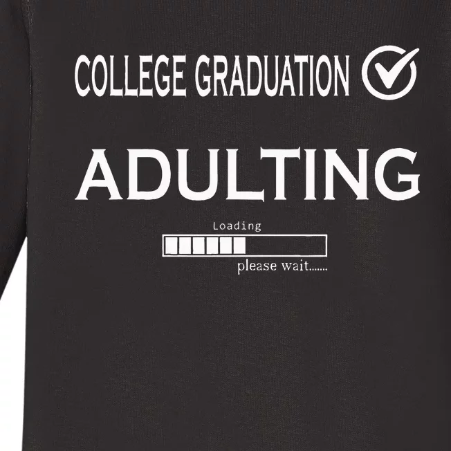 College Graduation Funny Graduate School Baby Long Sleeve Bodysuit