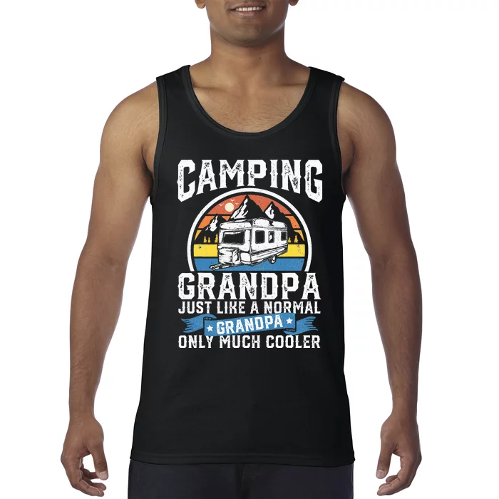 Camping Grandpa Funny Camper RV Tank Top