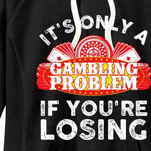 Cool Gambling For Men Women Casino Betting Poker Lover Women's Fleece Hoodie