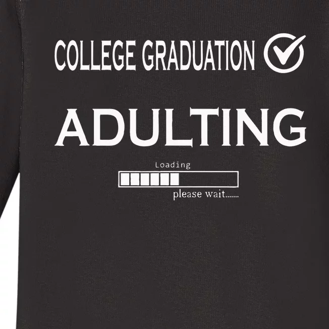 College Graduation Funny Graduate School Baby Long Sleeve Bodysuit