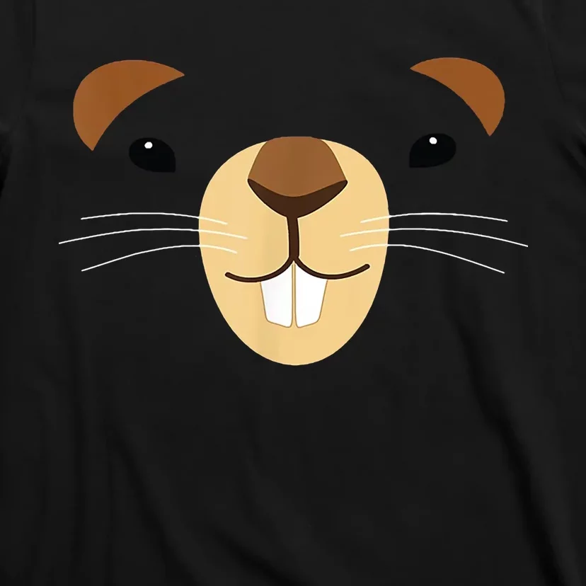 Cute Groundhog Face T-Shirt