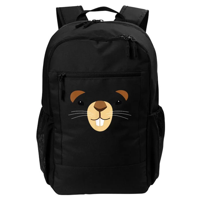 Cute Groundhog Face Daily Commute Backpack