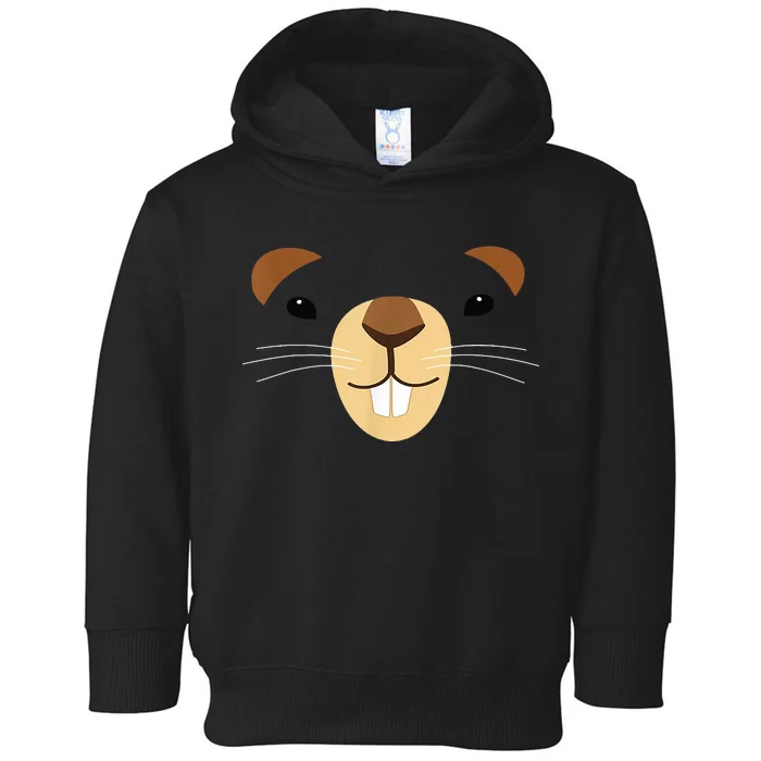 Cute Groundhog Face Toddler Hoodie