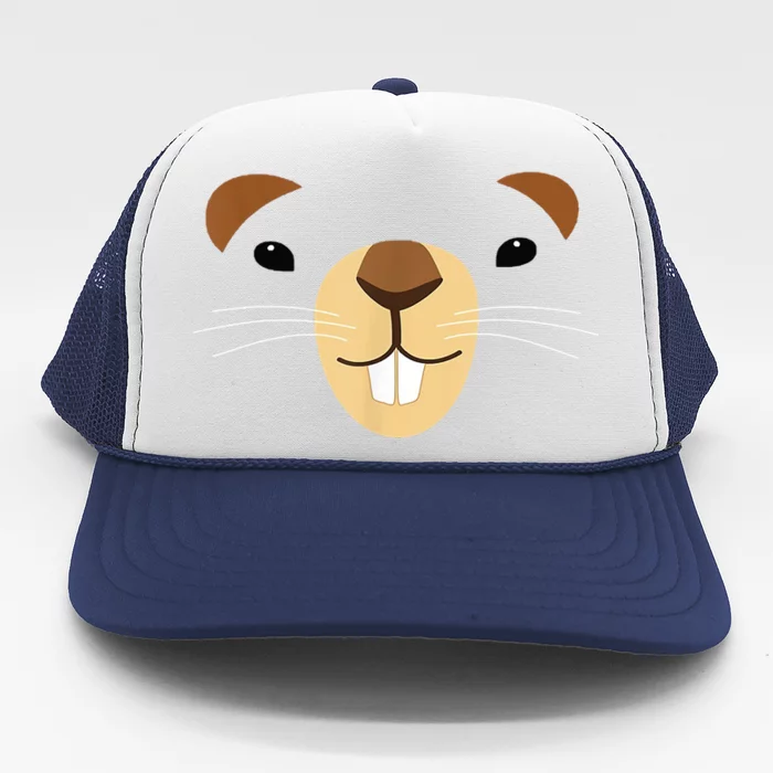 Cute Groundhog Face Trucker Hat